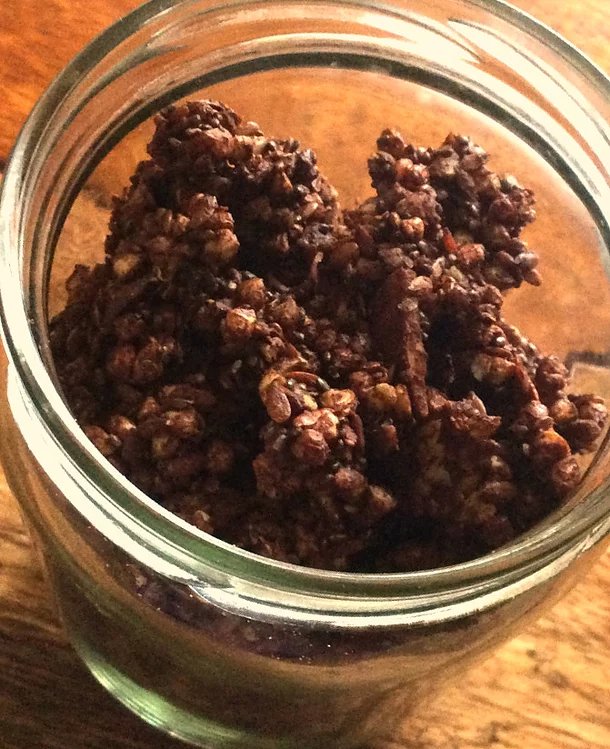 Sprouted buckwheat granola