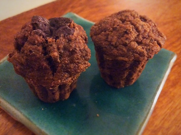 Gluten-free banana walnut muffins